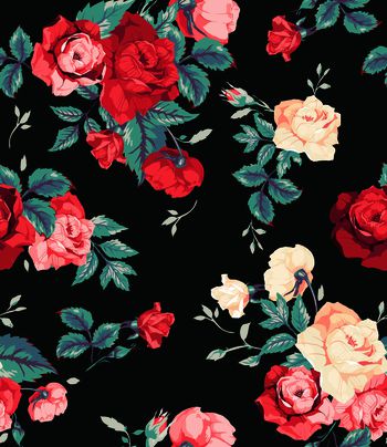 复古印花华亿平台图片