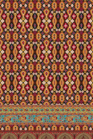 复古印花华亿平台图片