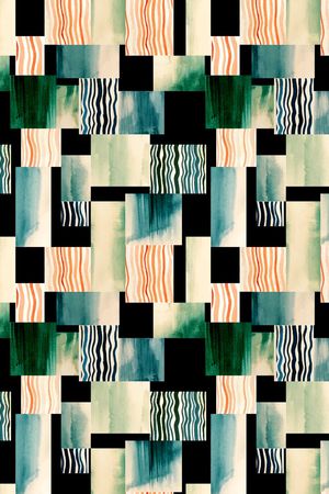 几何印花华亿平台图片