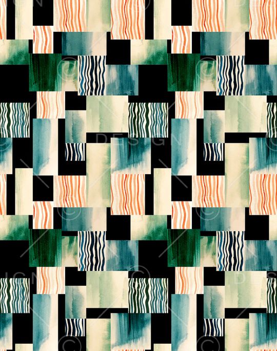 几何印花华亿平台图片