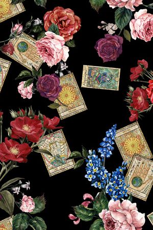 复古印花华亿平台图片