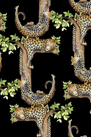 豹纹印花华亿平台图片