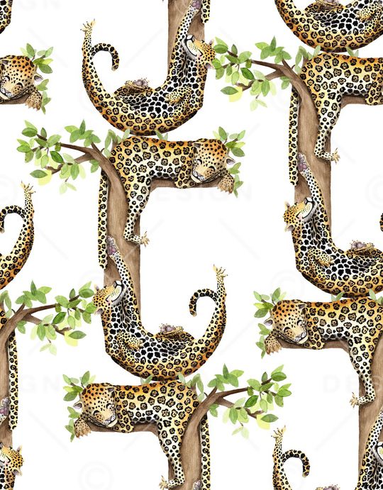 豹纹印花华亿平台图片