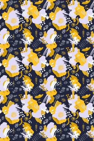 笔触印花华亿平台图片