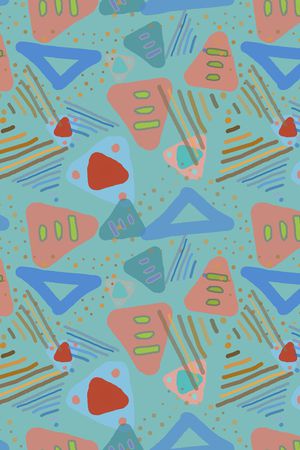 彩笔涂鸦印花华亿平台图片