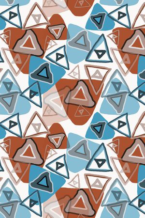 三角形印花华亿平台图片