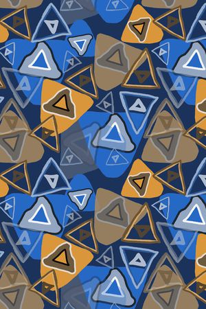 三角形印花华亿平台图片