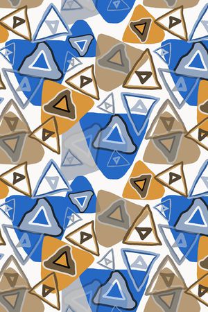 三角形印花华亿平台图片