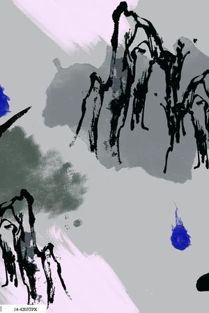 水墨风印花华亿平台图片