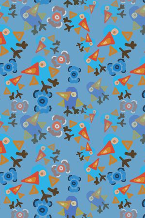 三角形印花华亿平台图片