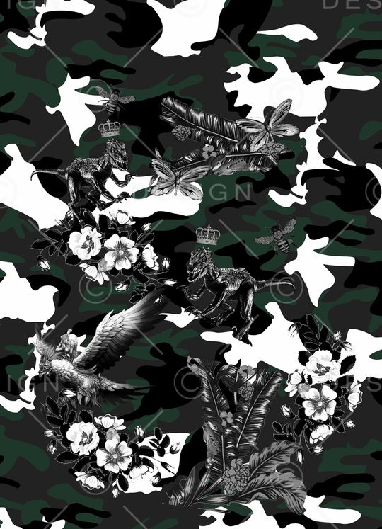 迷彩印花华亿平台图片