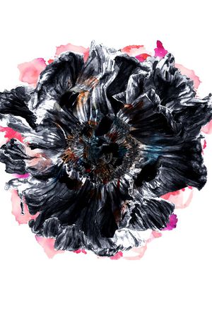 虞美人印花华亿平台图片