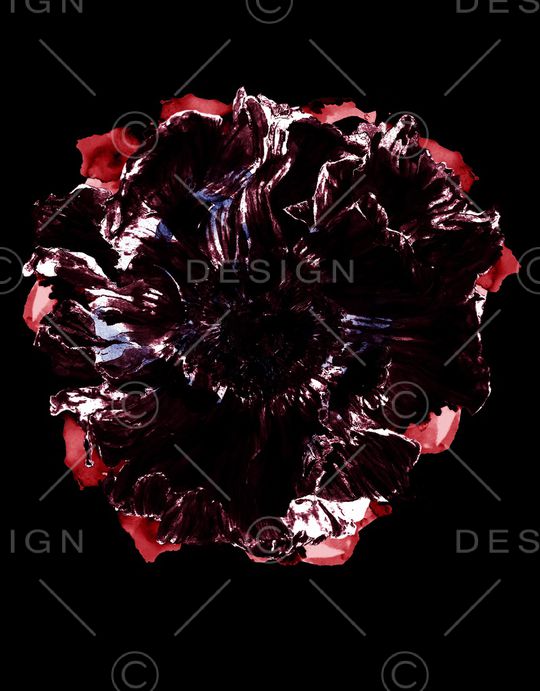 虞美人印花华亿平台图片