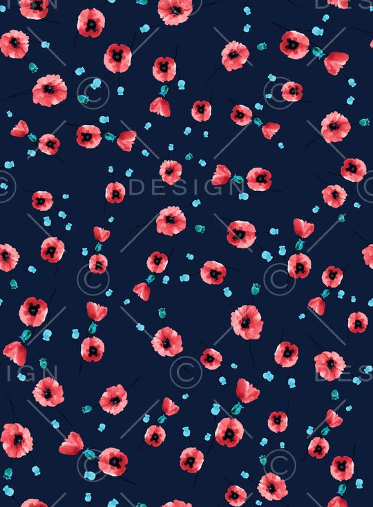 小碎花印花华亿平台图片