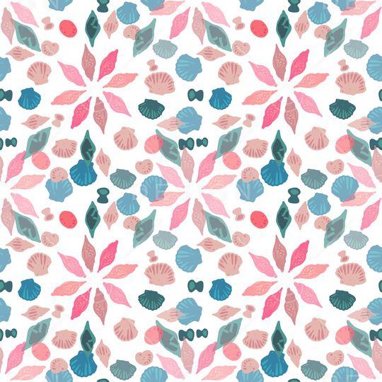 贝壳印花印花华亿平台图片