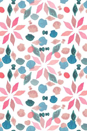 贝壳印花印花华亿平台图片