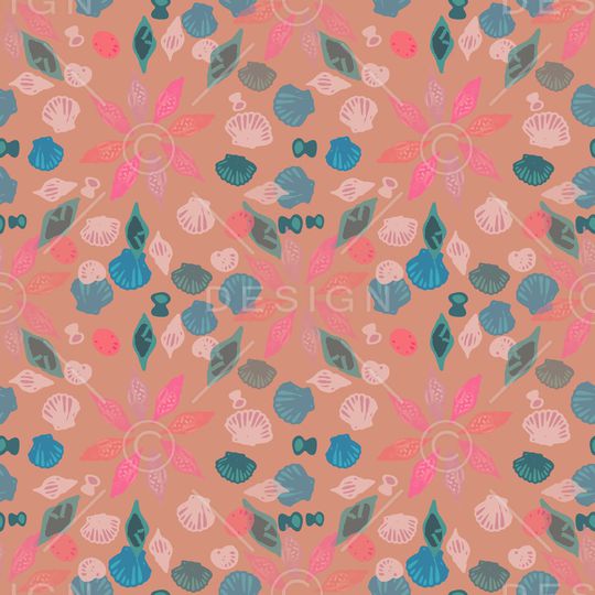 贝壳印花印花华亿平台图片