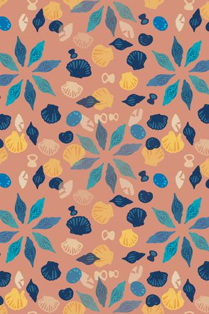 贝壳印花印花华亿平台图片