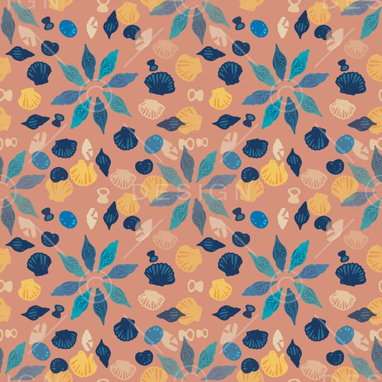 贝壳印花印花华亿平台图片