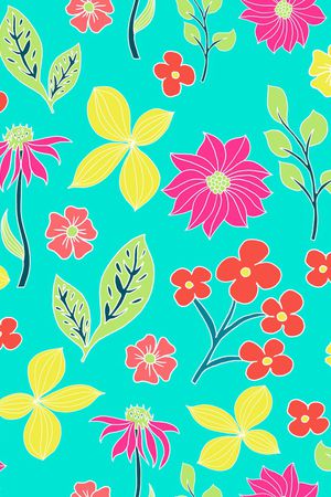 抽象花卉印花华亿平台图片