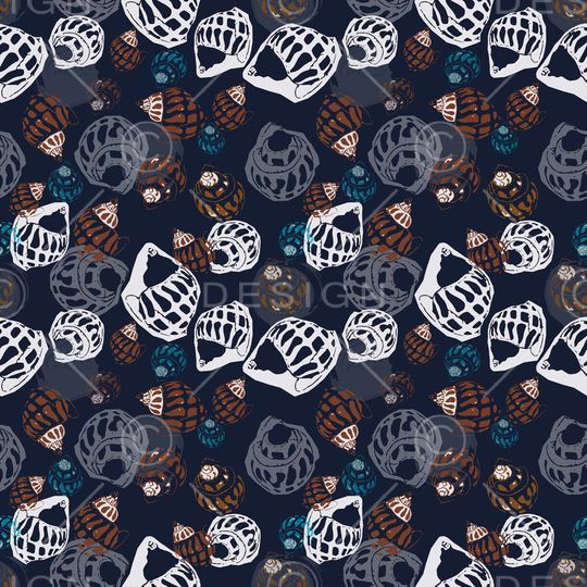 贝壳印花印花华亿平台图片