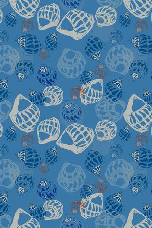 贝壳印花印花华亿平台图片