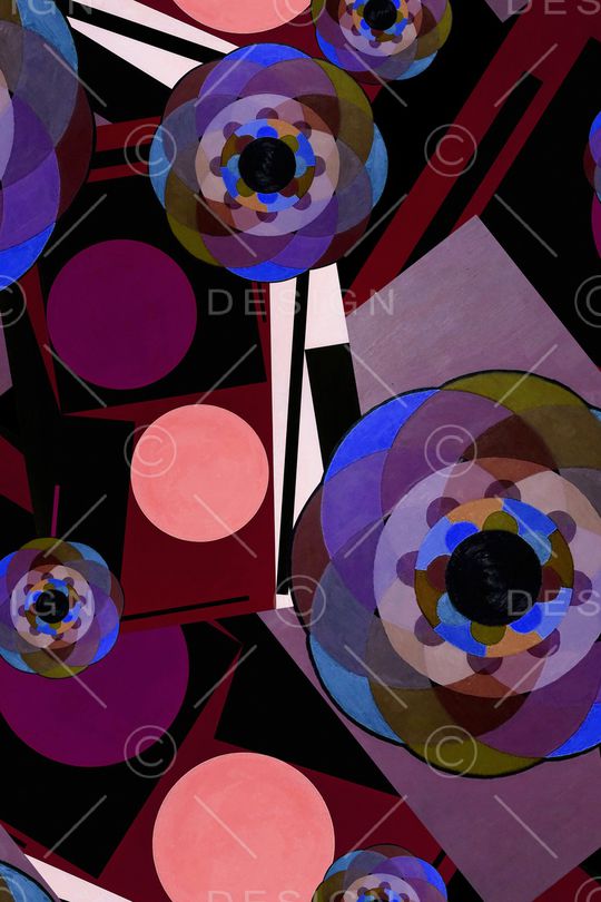 几何印花华亿平台图片