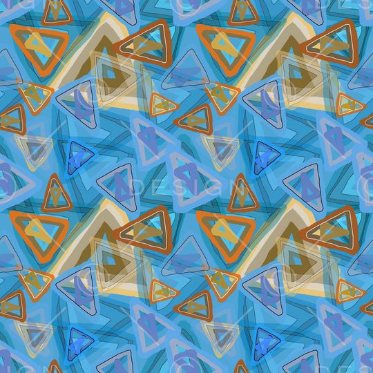 三角形印花华亿平台图片