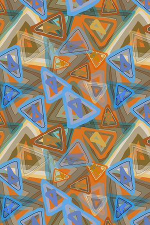 三角形印花华亿平台图片