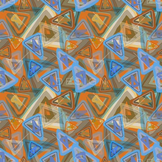 三角形印花华亿平台图片