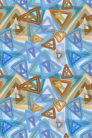 三角形印花华亿平台图片