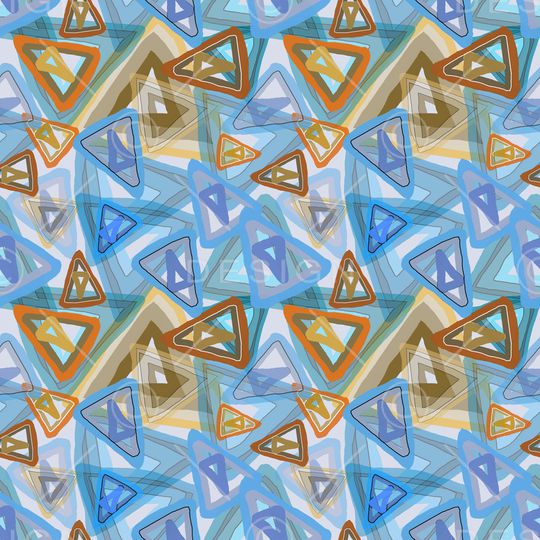 三角形印花华亿平台图片