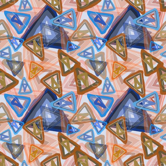 三角形印花华亿平台图片