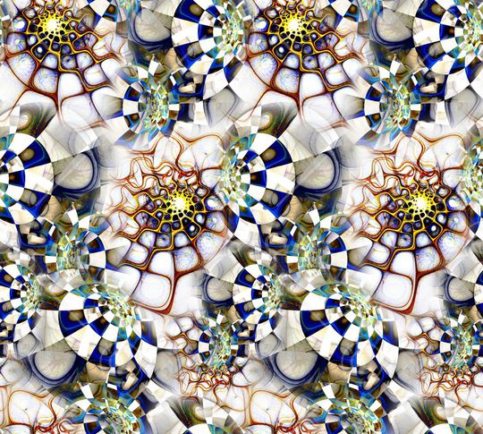 几何印花华亿平台图片