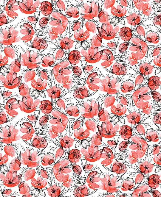 小碎花印花华亿平台图片