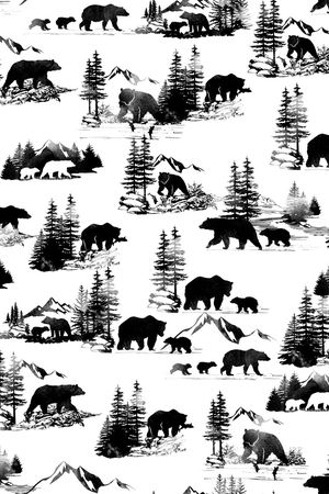 剪影印花华亿平台图片