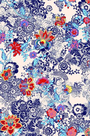 民族风印花华亿平台图片