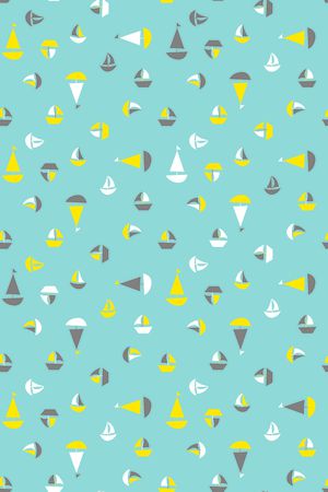 蓝色印花华亿平台图片