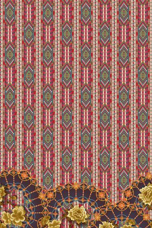 民族风印花华亿平台图片