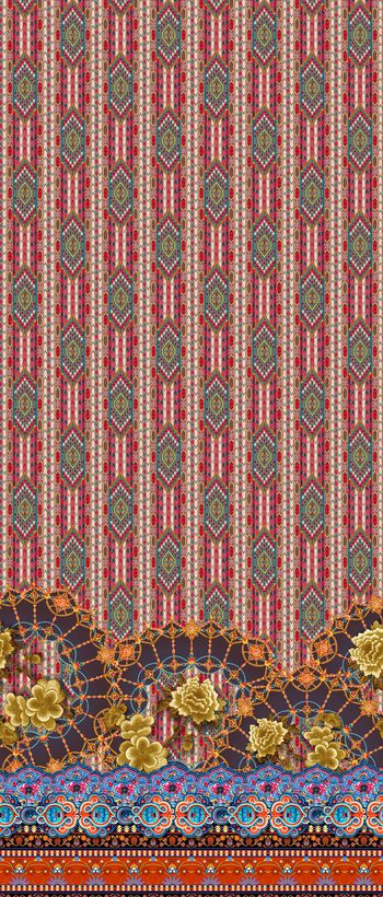 民族风印花华亿平台图片