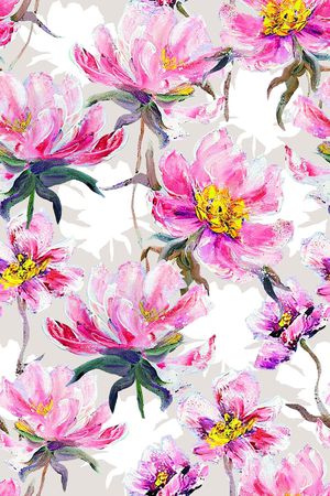 春夏华亿平台印花华亿平台图片