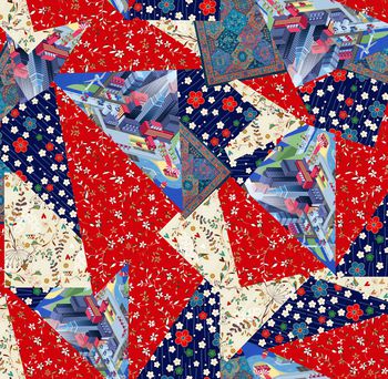 旗袍印花华亿平台图片