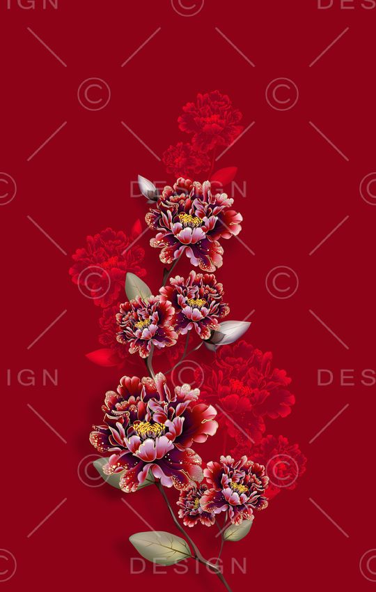 定位花印花华亿平台图片