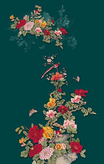 定位花印花华亿平台图片