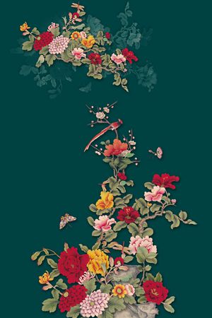 定位花印花华亿平台图片