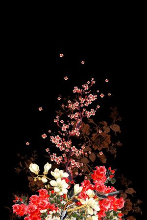 定位花印花华亿平台图片