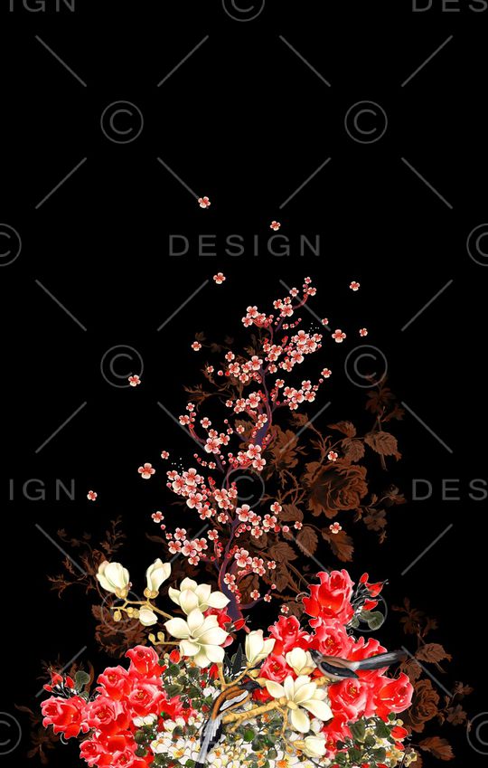 定位花印花华亿平台图片