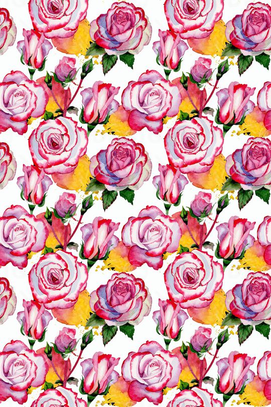 玫瑰花印花华亿平台图片