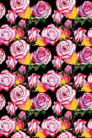 玫瑰花印花华亿平台图片