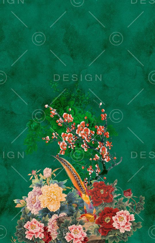 定位花印花华亿平台图片